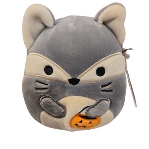 NWT. FLOXIE THE GREY HALLOWEEN FOX SQUISHMALLOW . 4.5".
